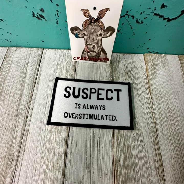 DTF Patches Suspect-Iron on