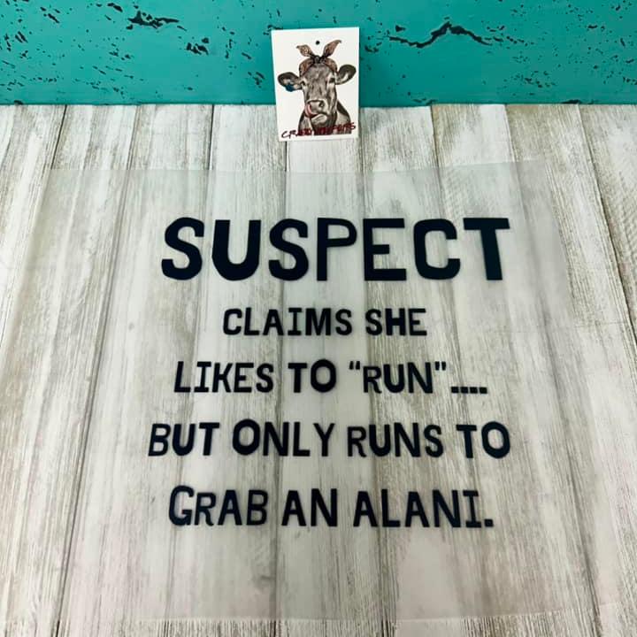 DTF Heat Transfers- Suspect