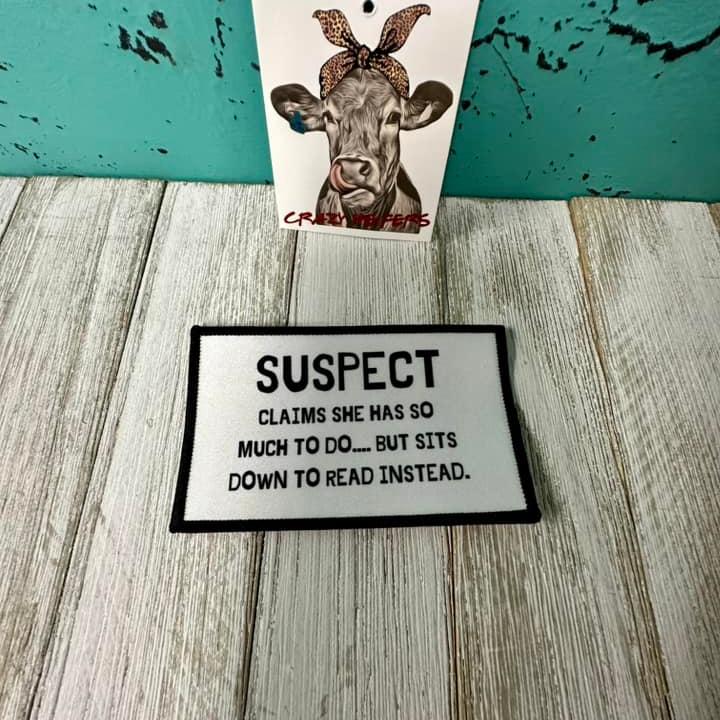 DTF Patches Suspect-Iron on