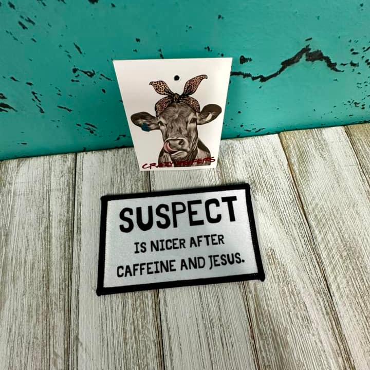 DTF Patches Suspect-Iron on