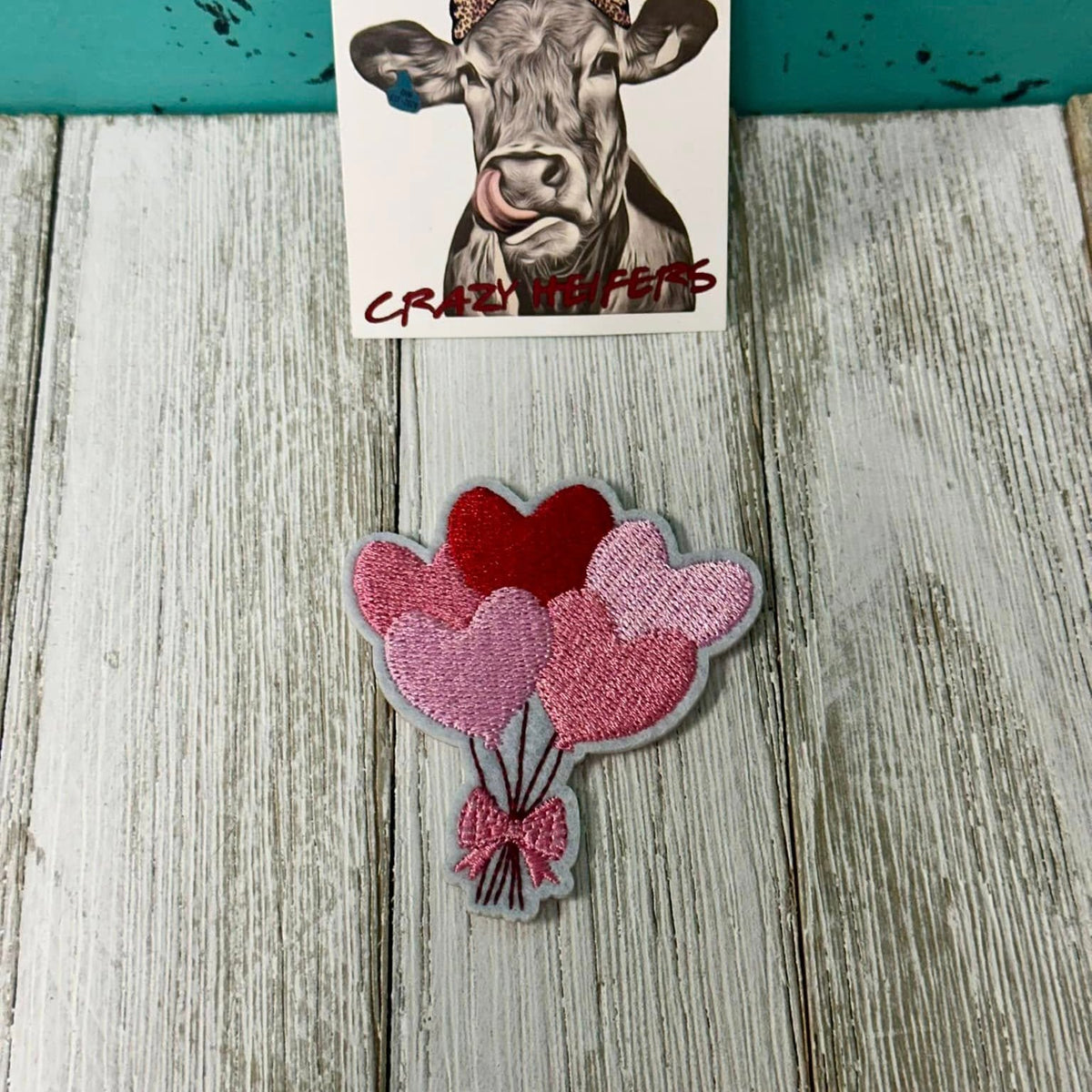 Embroidered Valentine Patches-Iron