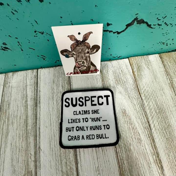 DTF Patches Suspect-Iron on