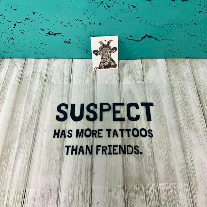 DTF Heat Transfers- Suspect