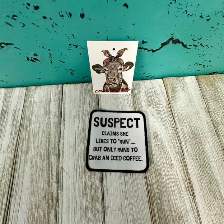 DTF Patches Suspect-Iron on