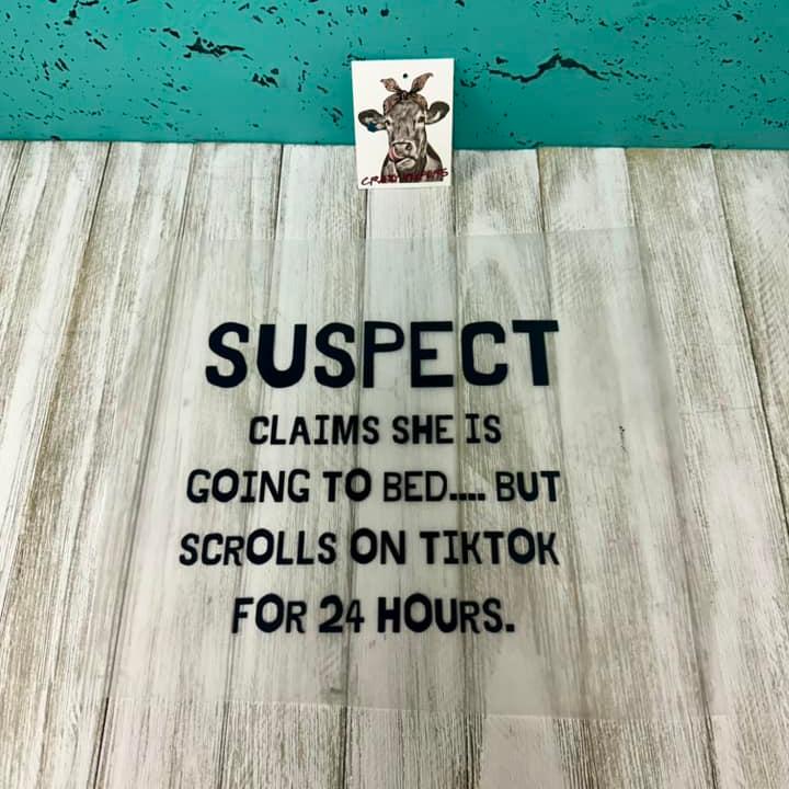 DTF Heat Transfers- Suspect