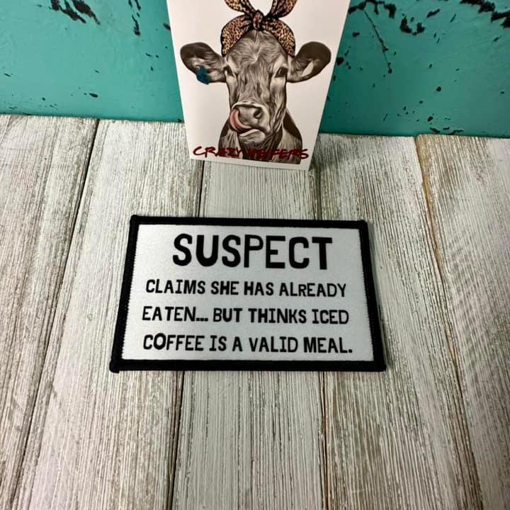 DTF Patches Suspect-Iron on