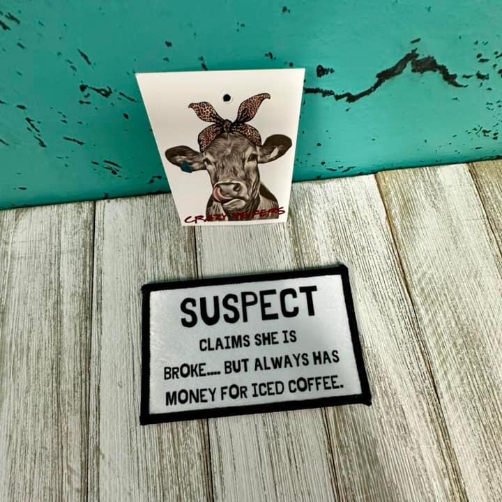 DTF Patches Suspect-Iron on