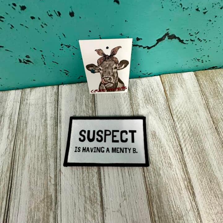 DTF Patches Suspect-Iron on