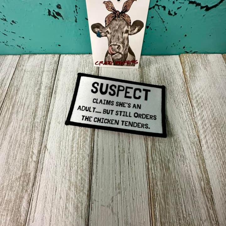 DTF Patches Suspect-Iron on