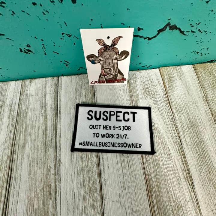 DTF Patches Suspect-Iron on