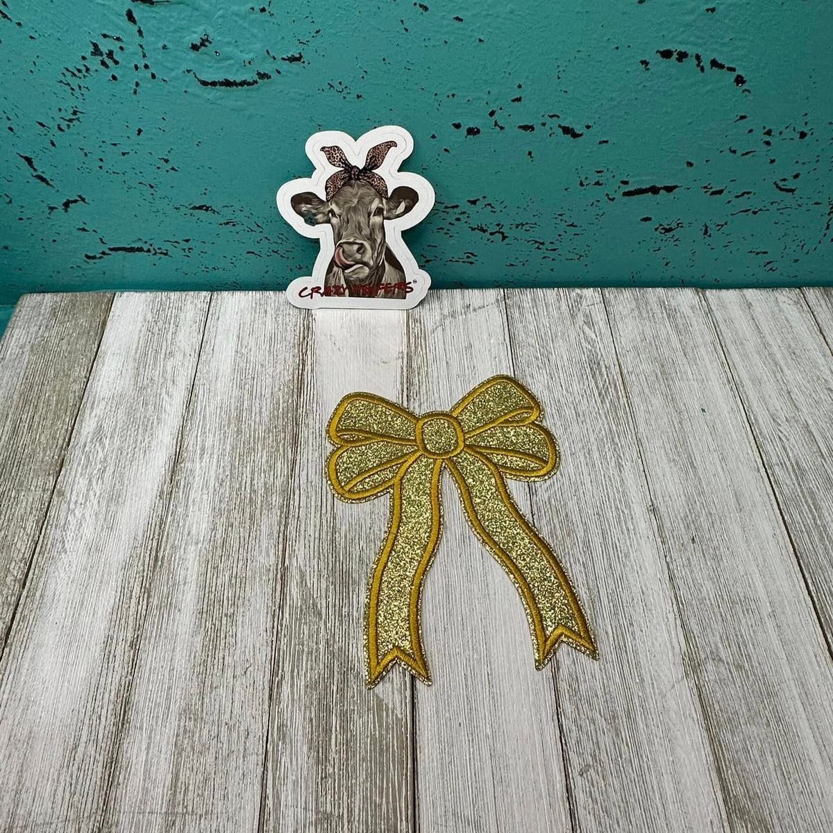 Embroidered Bow Patches-Iron On