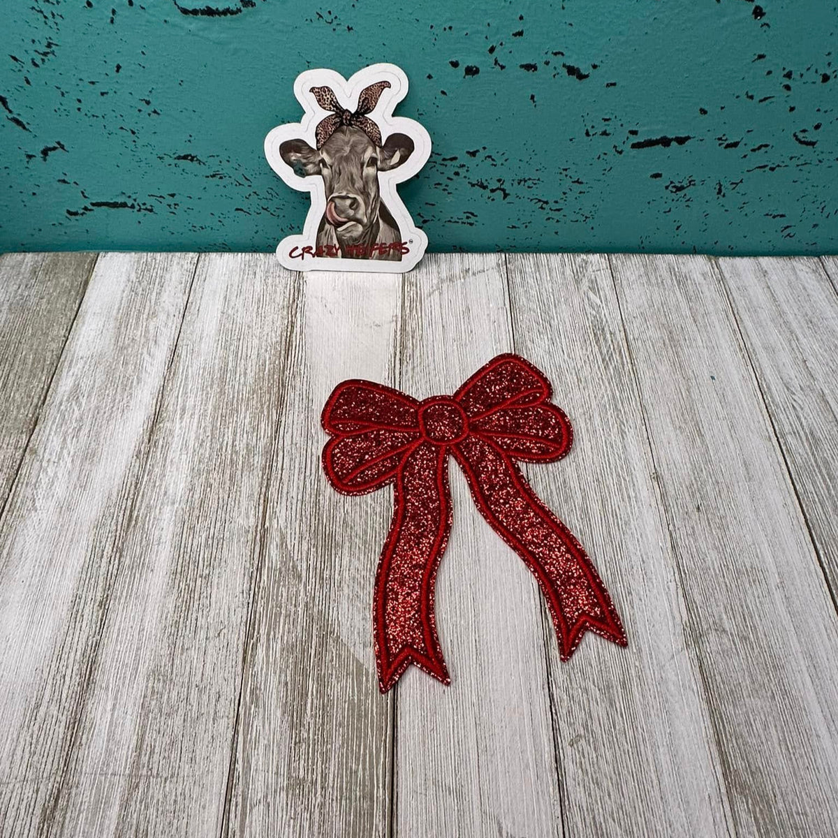 Embroidered Bow Patches-Iron On