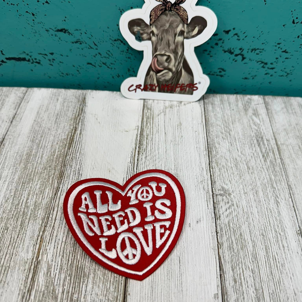 Embroidered Valentine Patches-Iron On V3 | Completed Hat Option