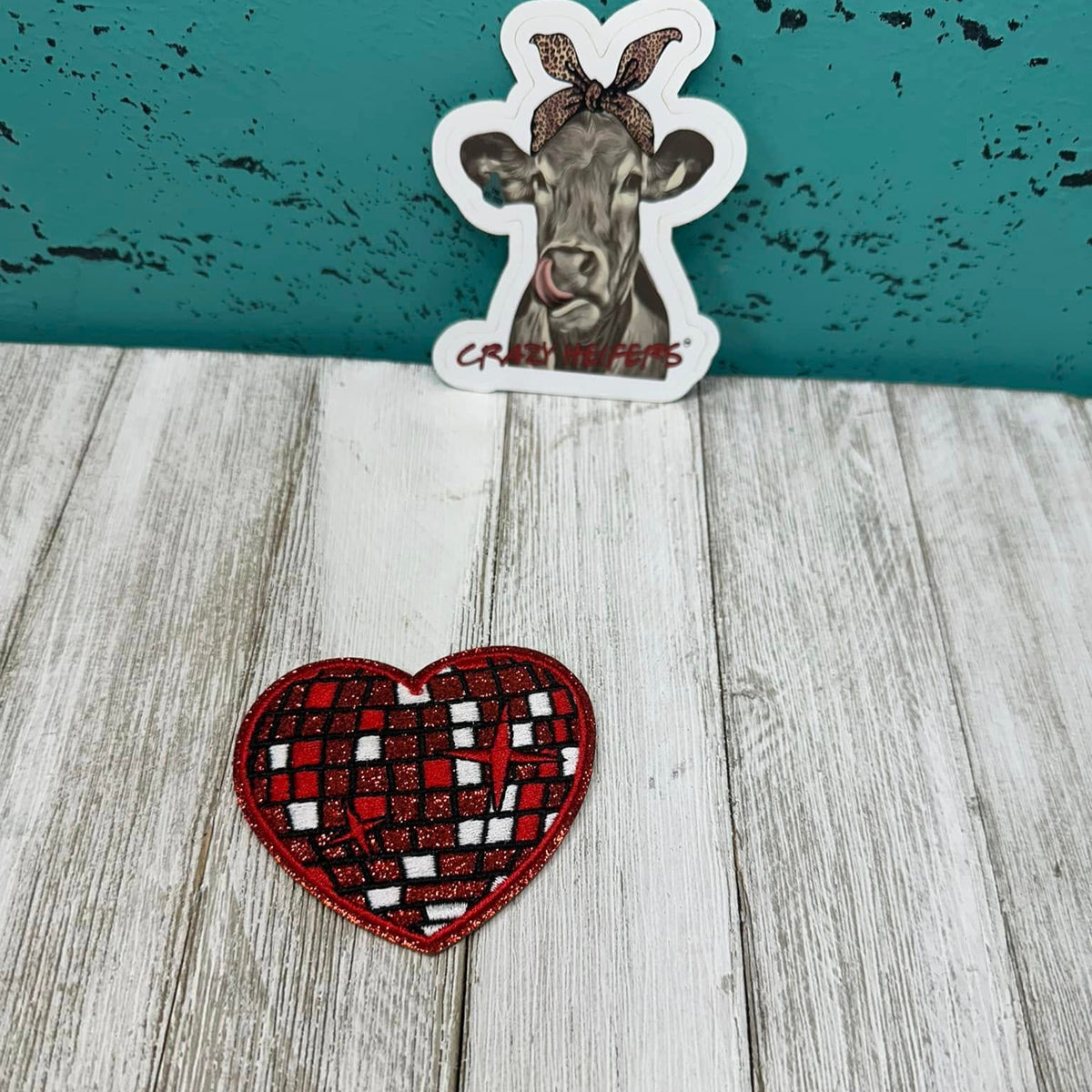 Embroidered Valentine Patches-Iron On V3 | Completed Hat Option