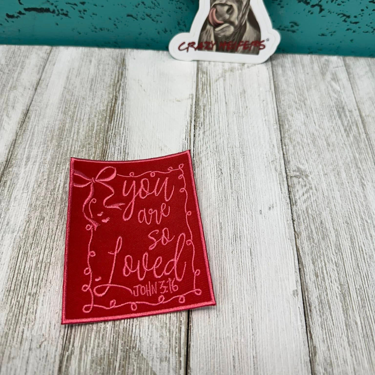 Embroidered Valentine Patches-Iron On V3 | Completed Hat Option