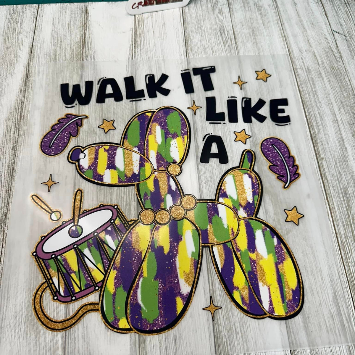 DTF Heat Transfers- Mardi Gras