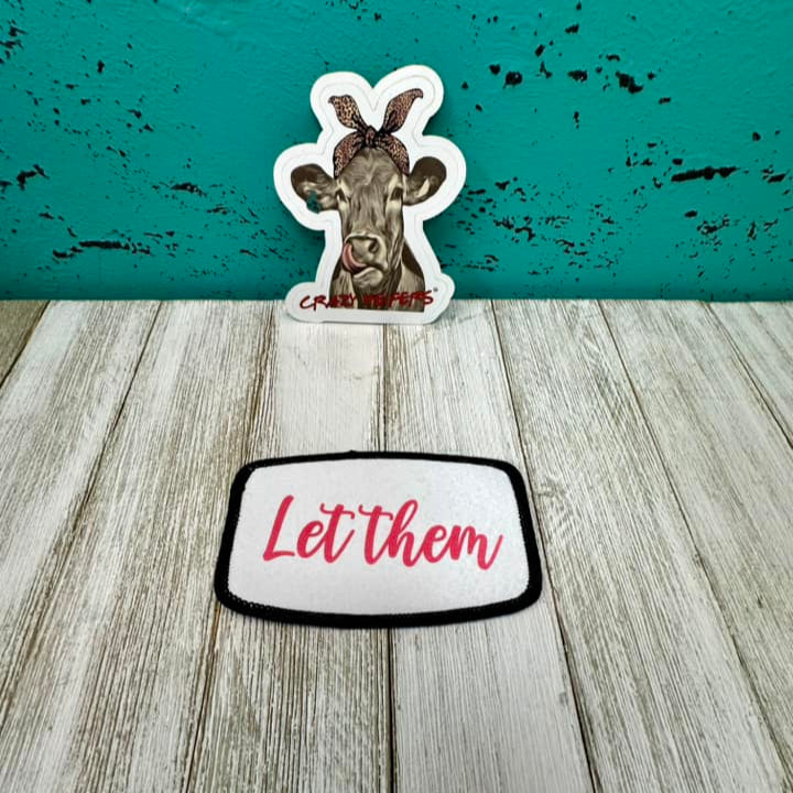 DTF Patches Let Them| Iron on