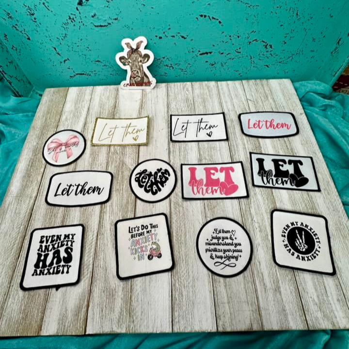 DTF Patches Let Them| Iron on