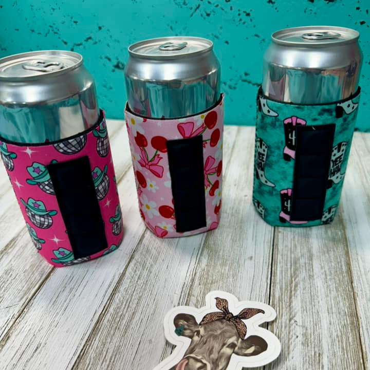Neoprene Regular Can Coolers W/ Magnet-Trendy