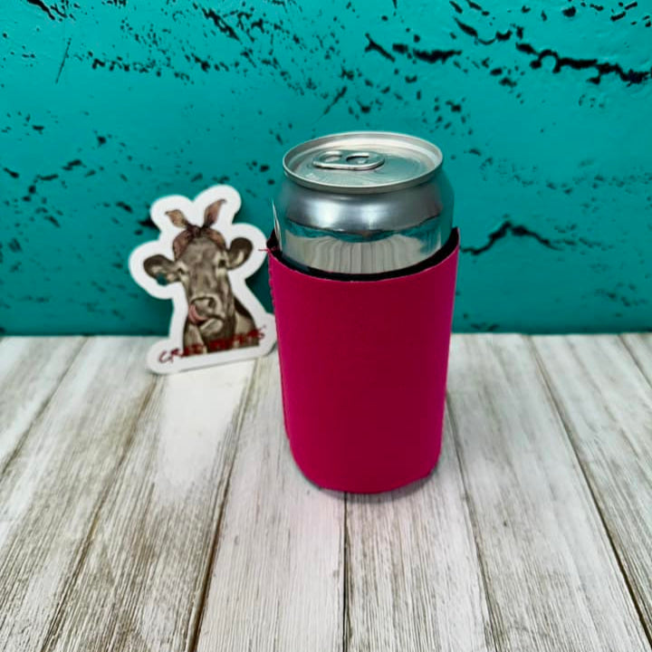 Neoprene Regular Can Coolers W/ Magnet-Solids