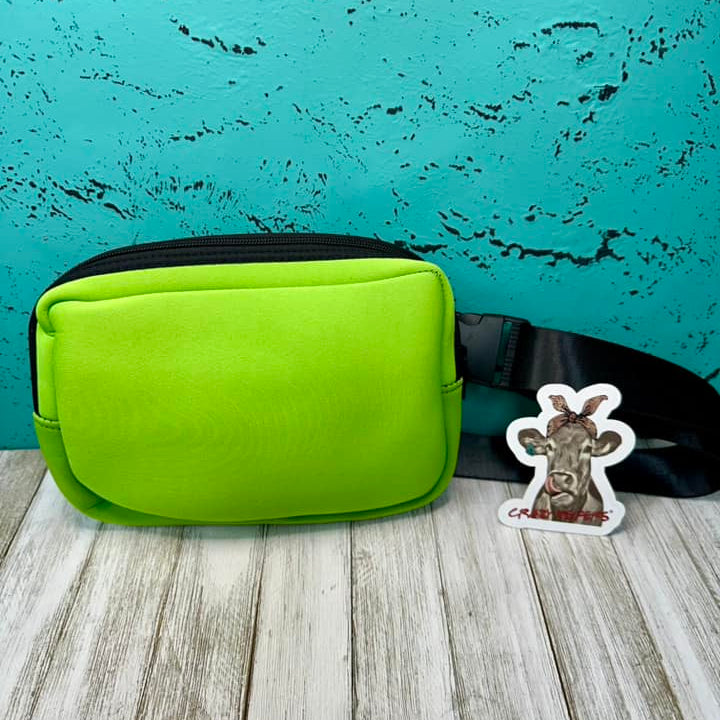 Neoprene Belt Bags- Solids