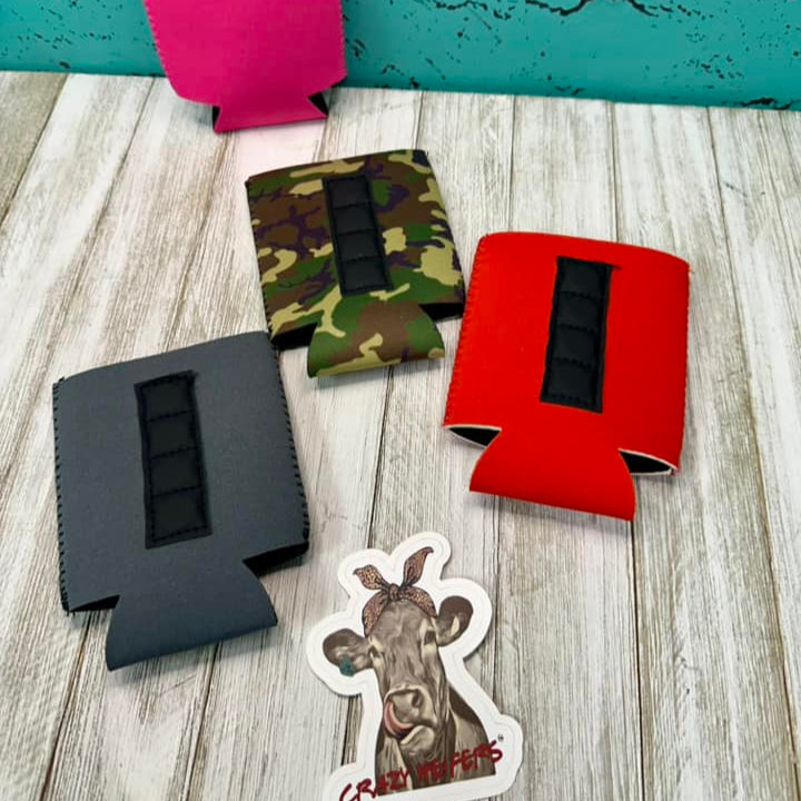 Neoprene Regular Can Coolers W/ Magnet-Solids