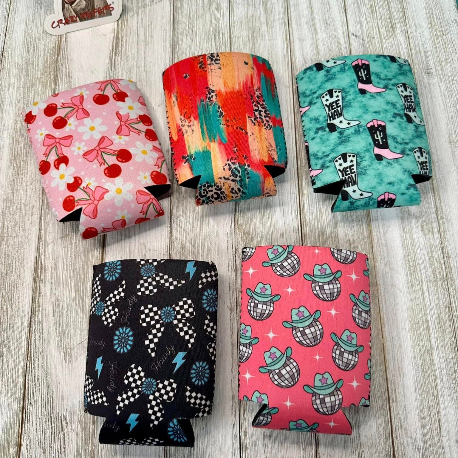 Neoprene Regular Can Coolers W/ Magnet-Trendy