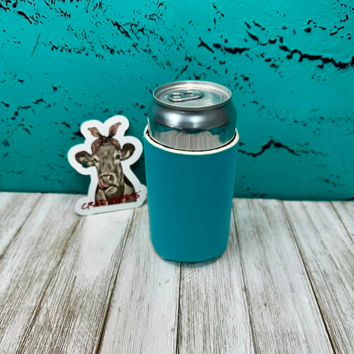 Neoprene Regular Can Coolers W/ Magnet-Solids