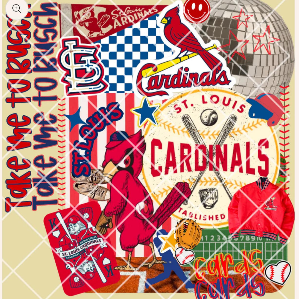 DTF Heat Transfers- Baseball Collages