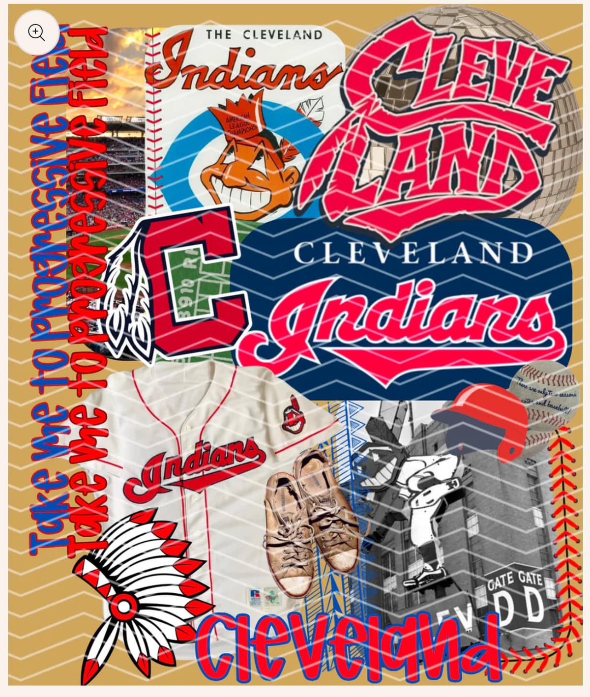 DTF Heat Transfers- Baseball Collages