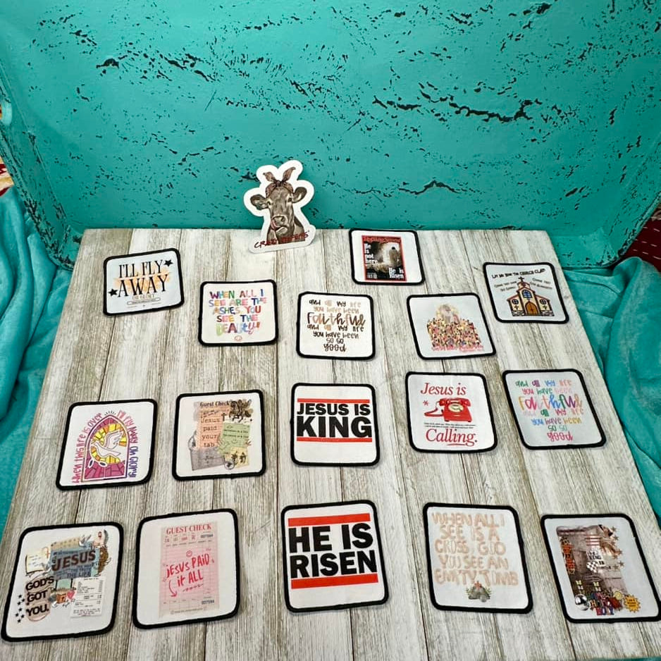 DTF Patches Praise and Worship-Iron on