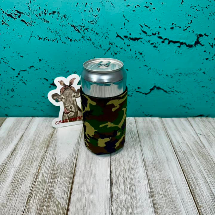 Neoprene Regular Can Coolers W/ Magnet-Solids