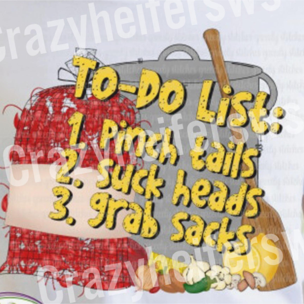 DTF Heat Transfers- Crawfish Season