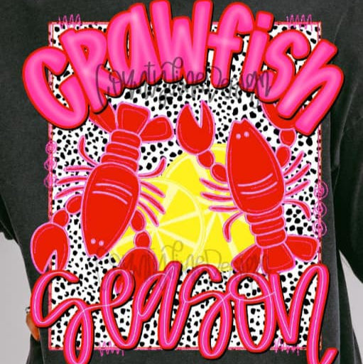 DTF Heat Transfers- Crawfish Season