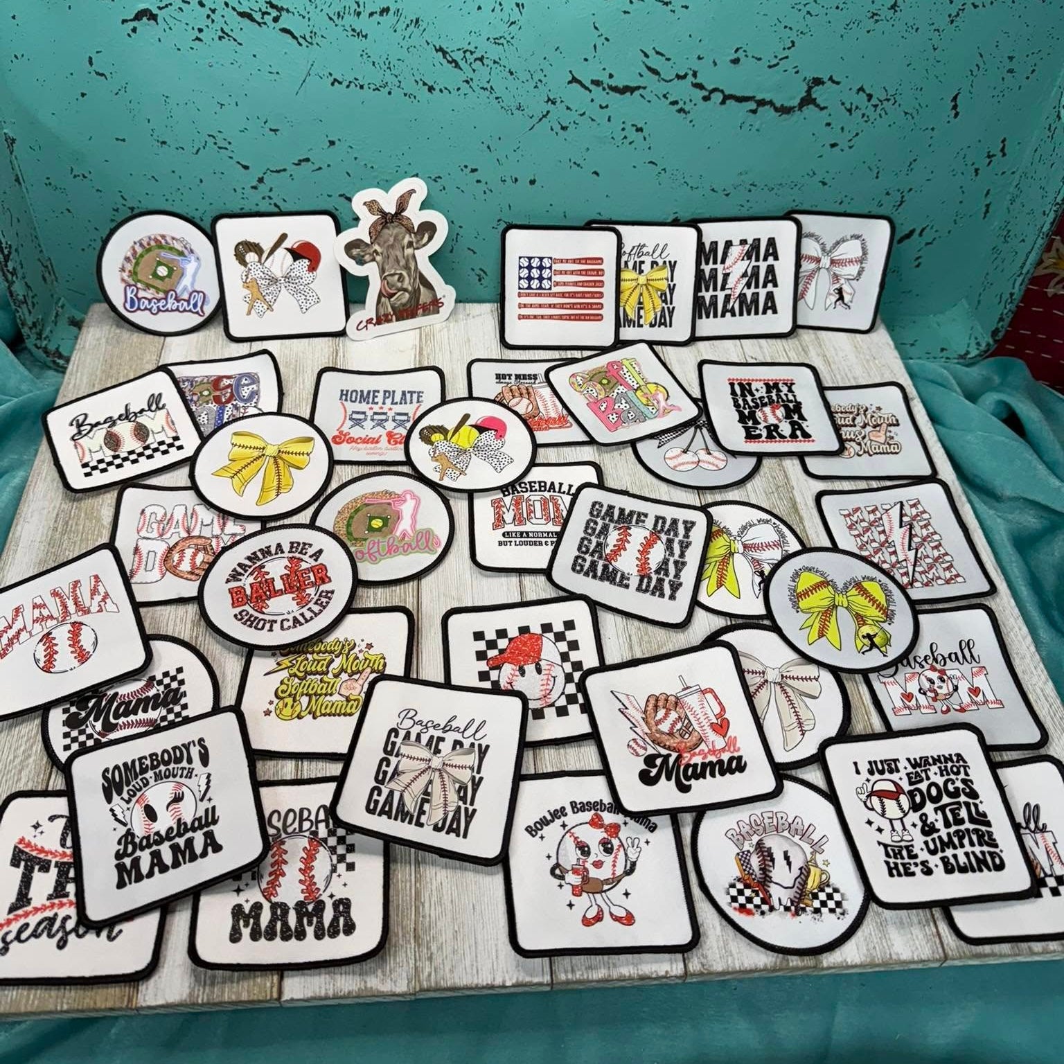 DTF Patches Baseball | Softball-Iron on