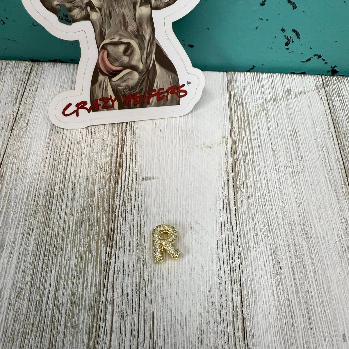 Bubble Initial Slide Charm Bracelet