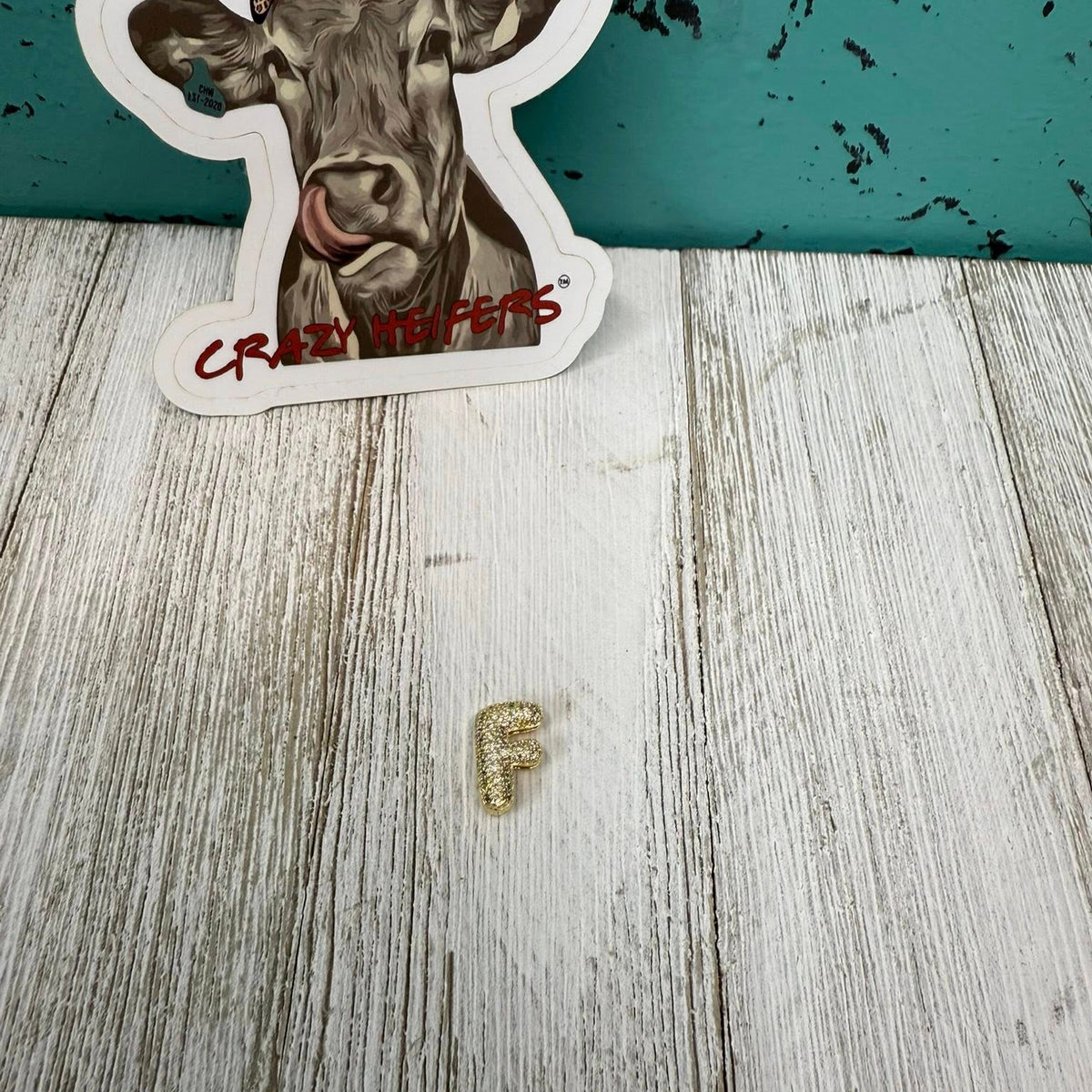 Bubble Initial Slide Charm Bracelet