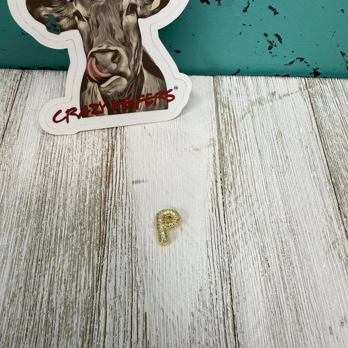 Bubble Initial Slide Charm Bracelet