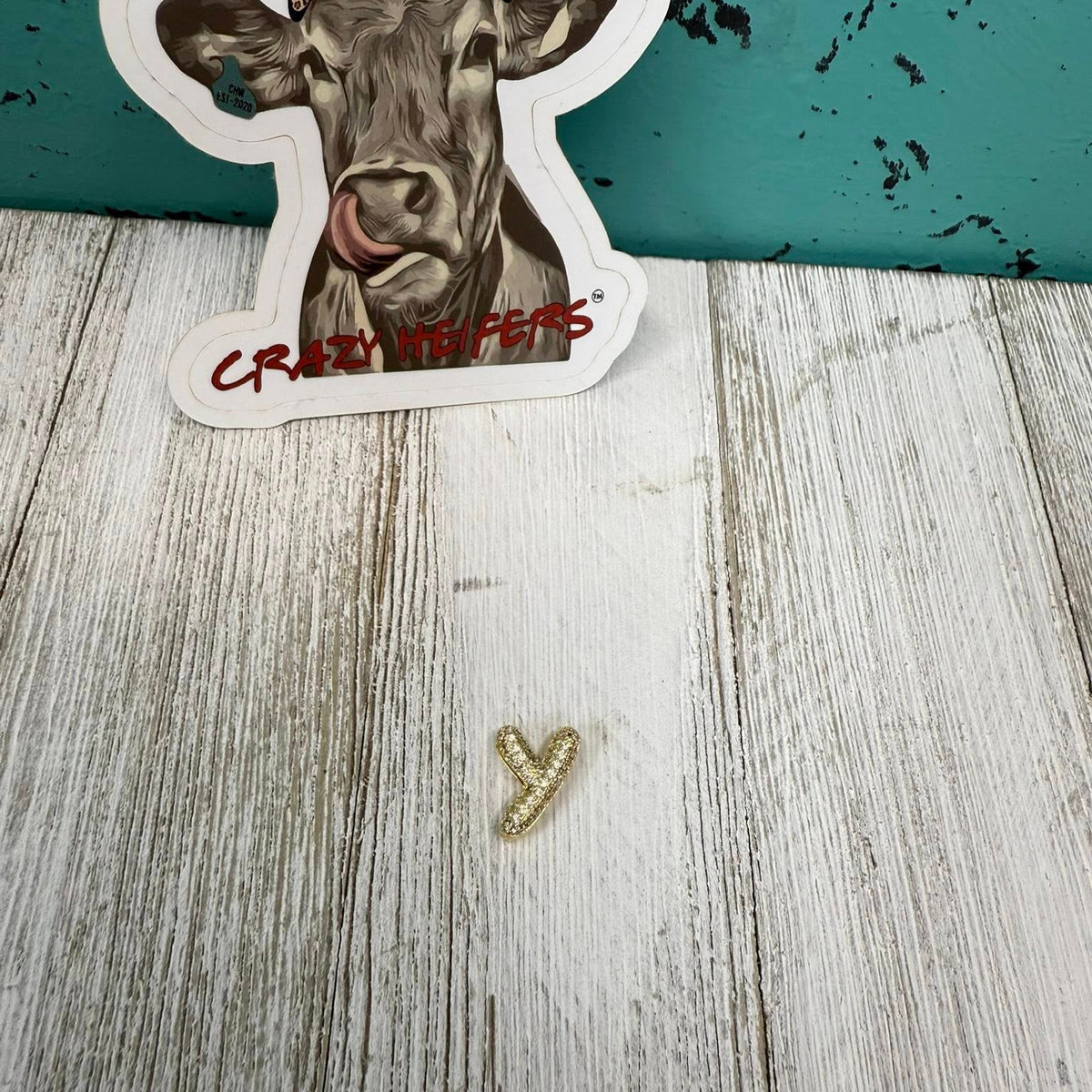 Bubble Initial Slide Charm Bracelet