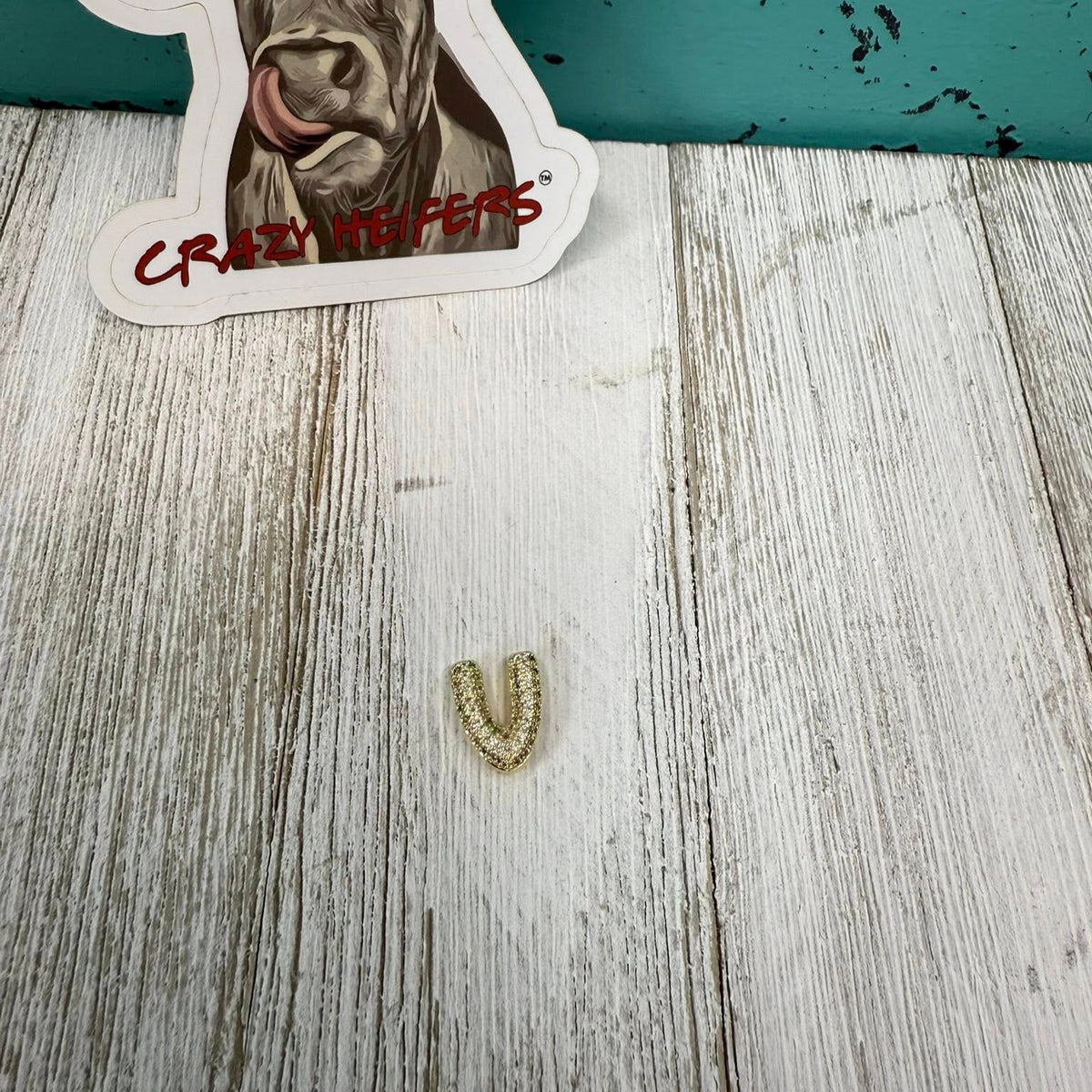 Bubble Initial Slide Charm Bracelet