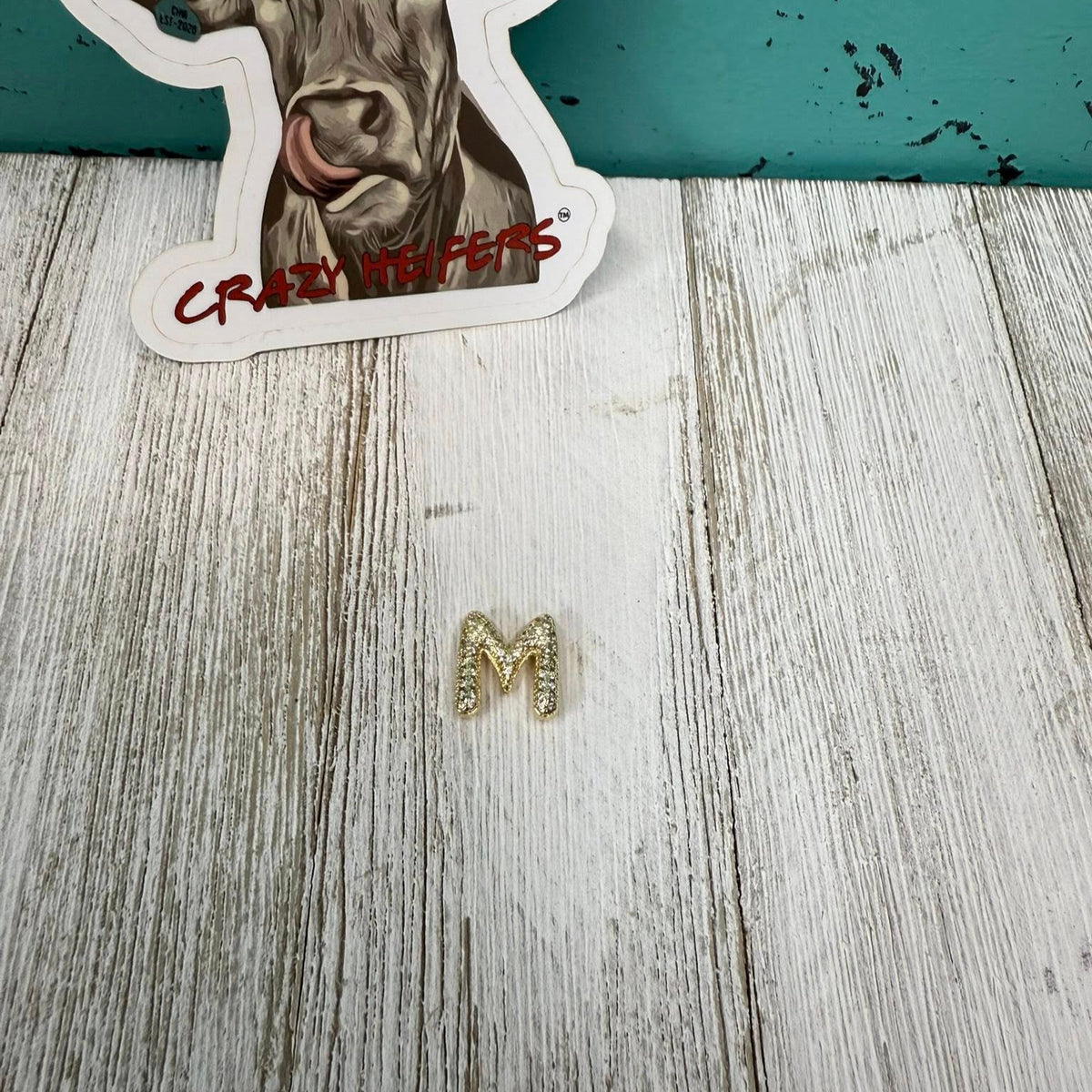 Bubble Initial Slide Charm Bracelet