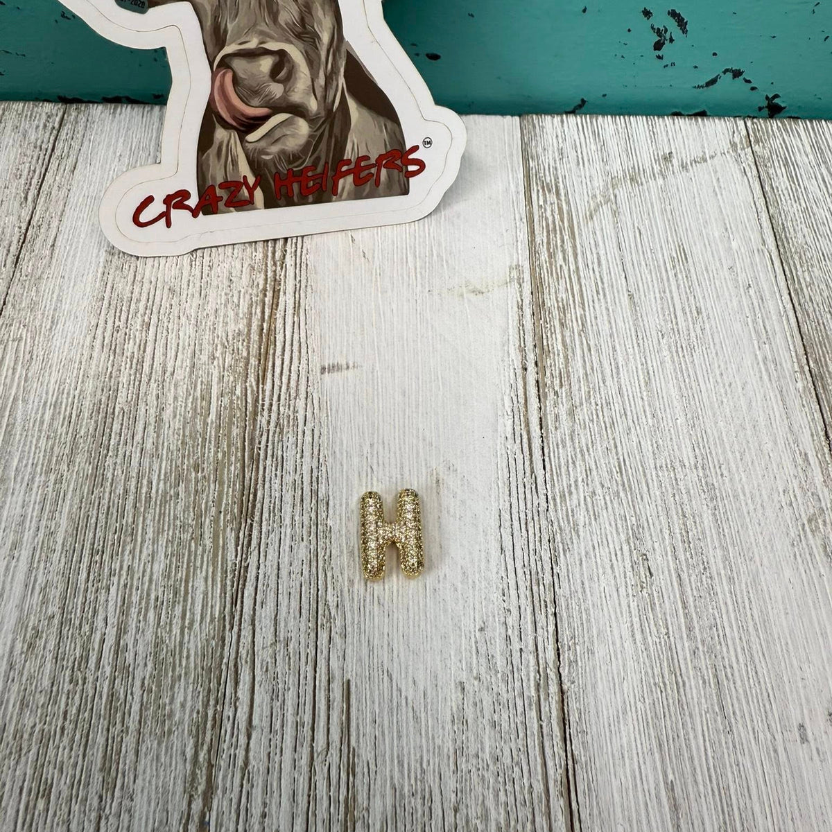 Bubble Initial Slide Charm Bracelet