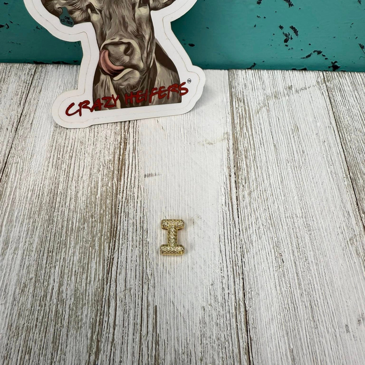 Bubble Initial Slide Charm Bracelet