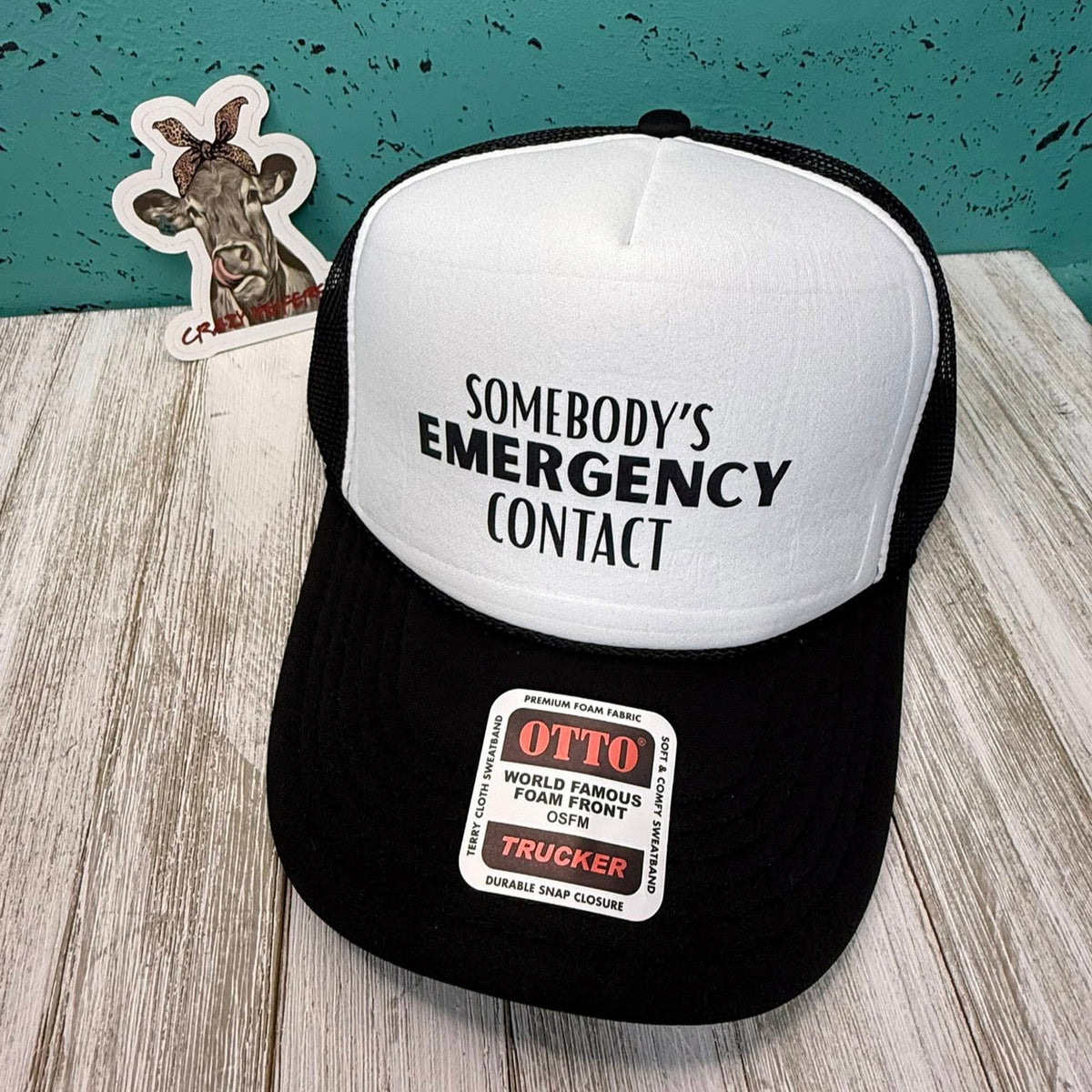 Trucker Hat W/DTF Print-Snarky | V2