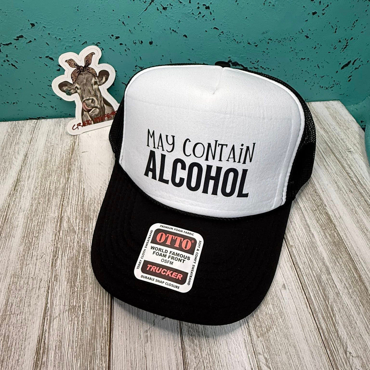 Trucker Hat W/DTF Print-Snarky | V2