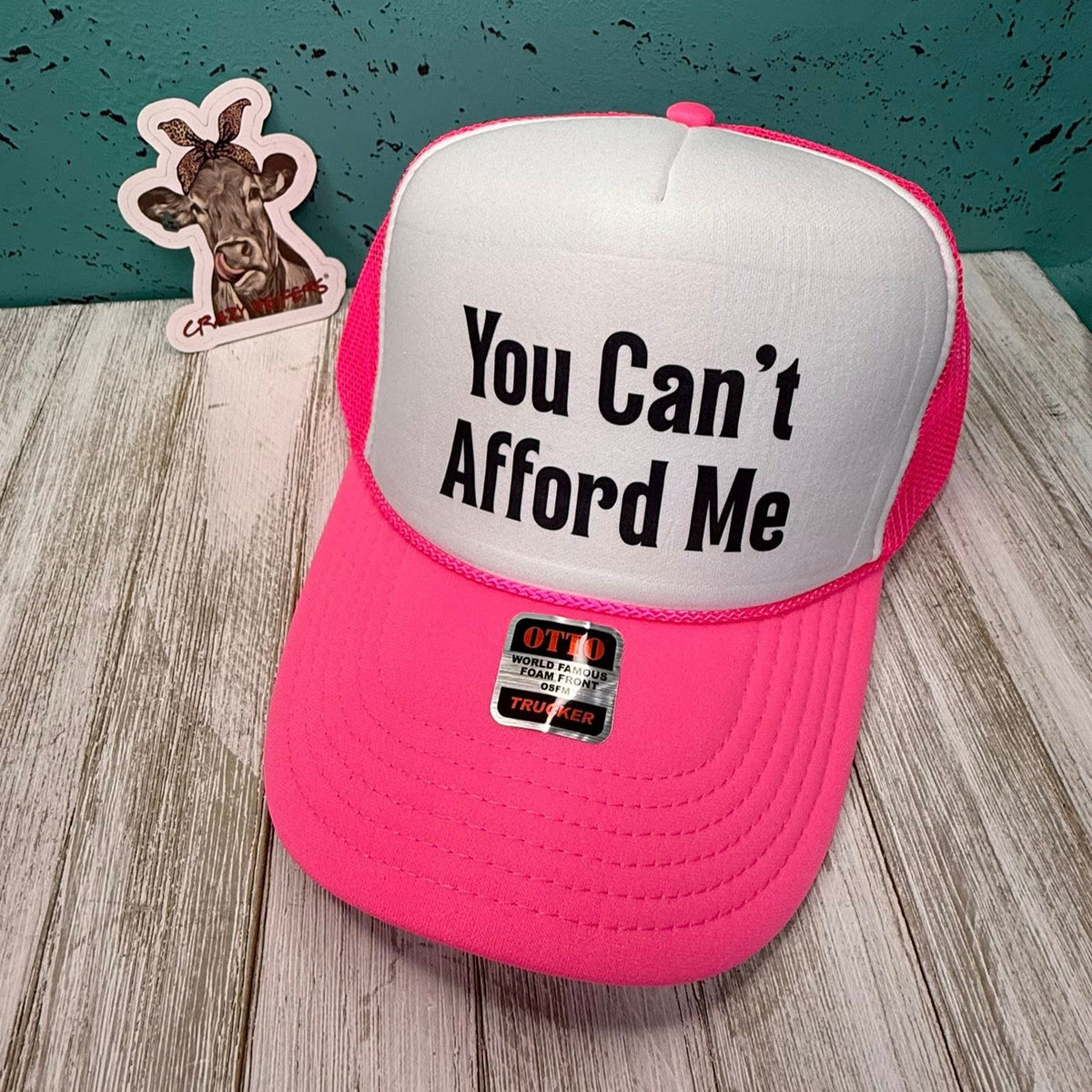 Trucker Hat W/DTF Print-Snarky | V2