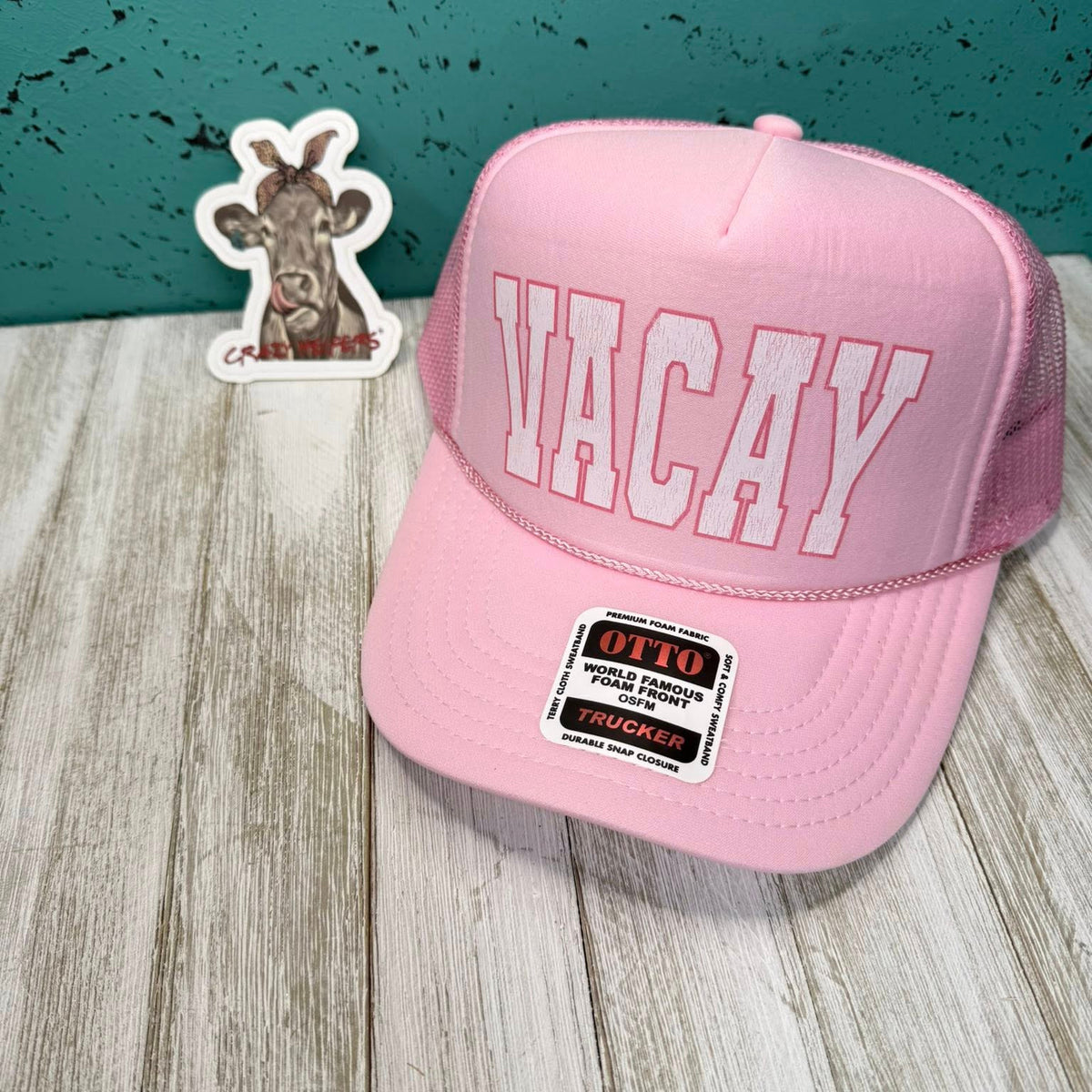 Trucker Hat W/DTF Print-Summer