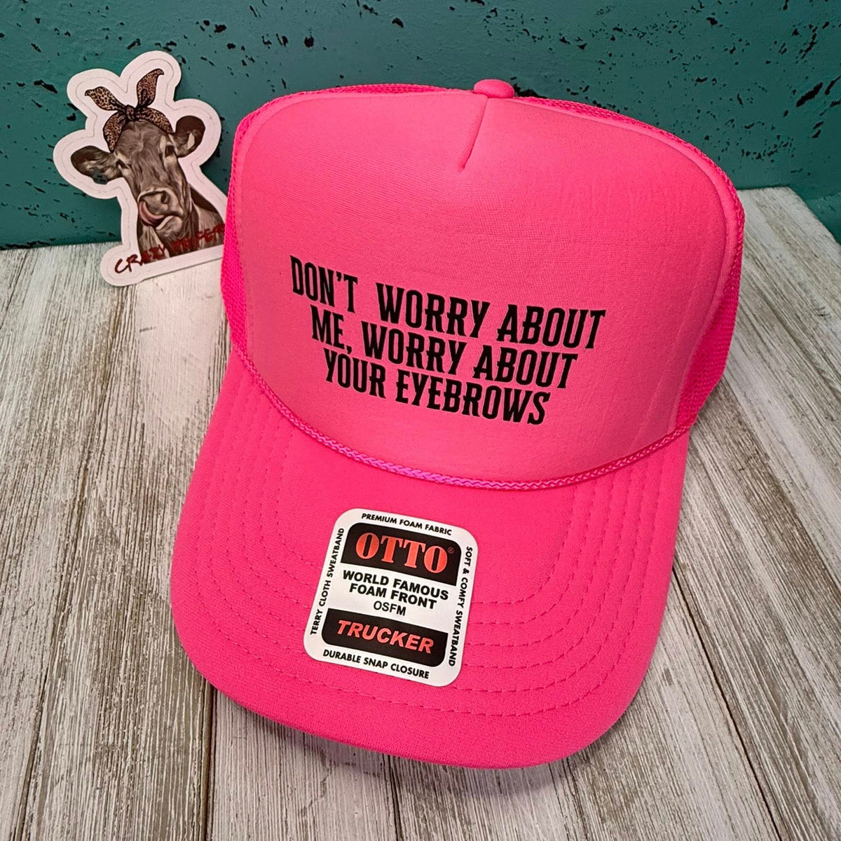 Trucker Hat W/DTF Print-Snarky | V2