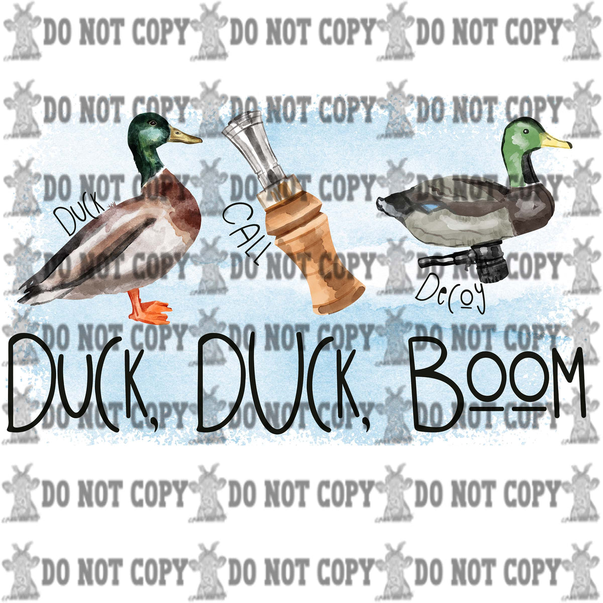 DTF Heat Transfers- Hunting