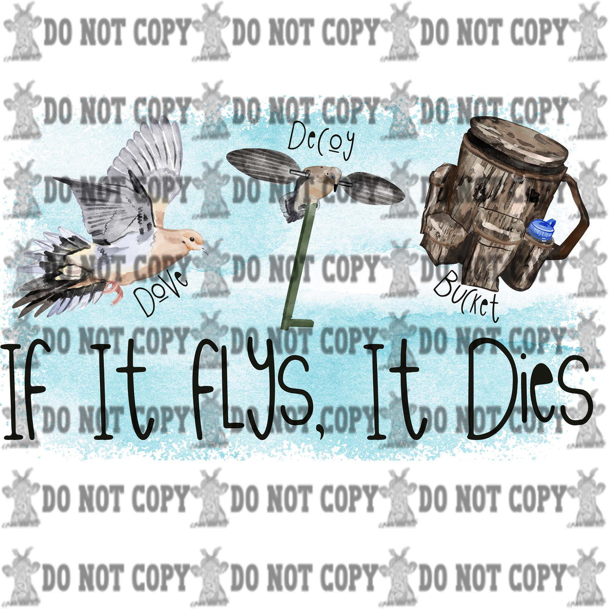 DTF Heat Transfers- Hunting